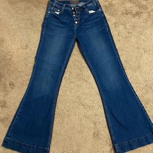 Rock and roll flare jeans